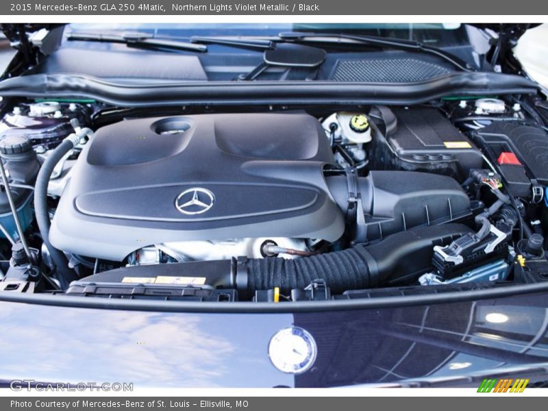 Northern Lights Violet Metallic / Black 2015 Mercedes-Benz GLA 250 4Matic