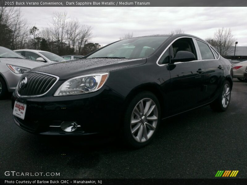 Dark Sapphire Blue Metallic / Medium Titanium 2015 Buick Verano Convenience