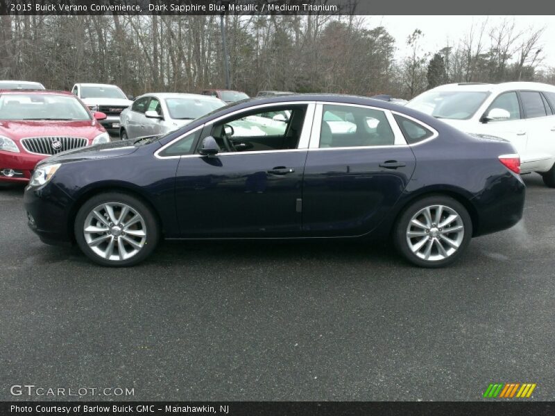 Dark Sapphire Blue Metallic / Medium Titanium 2015 Buick Verano Convenience
