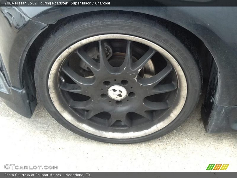 Super Black / Charcoal 2004 Nissan 350Z Touring Roadster