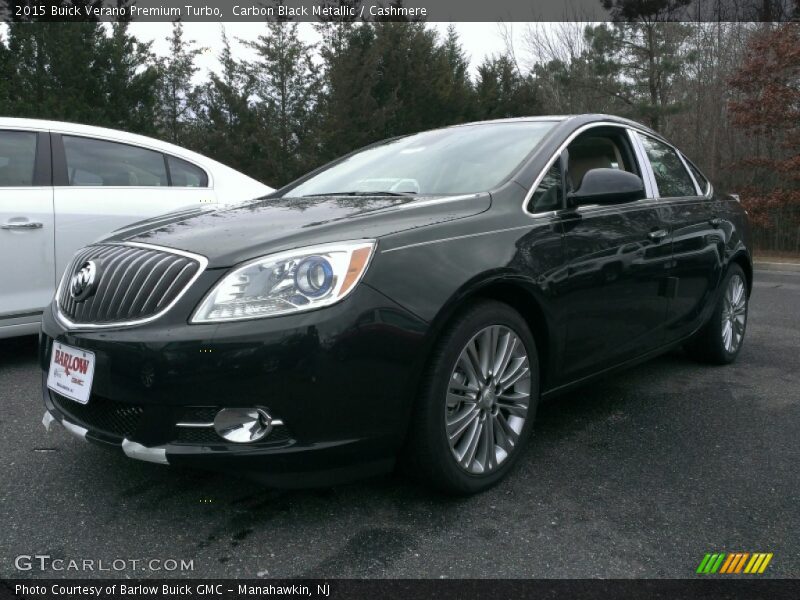 Carbon Black Metallic / Cashmere 2015 Buick Verano Premium Turbo