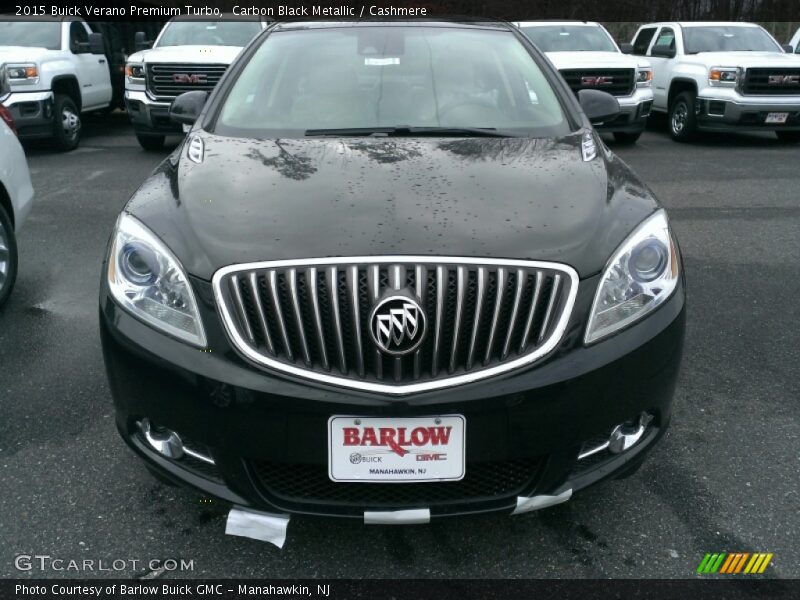 Carbon Black Metallic / Cashmere 2015 Buick Verano Premium Turbo