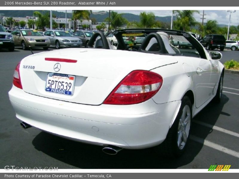 Alabaster White / Ash 2006 Mercedes-Benz SLK 280 Roadster