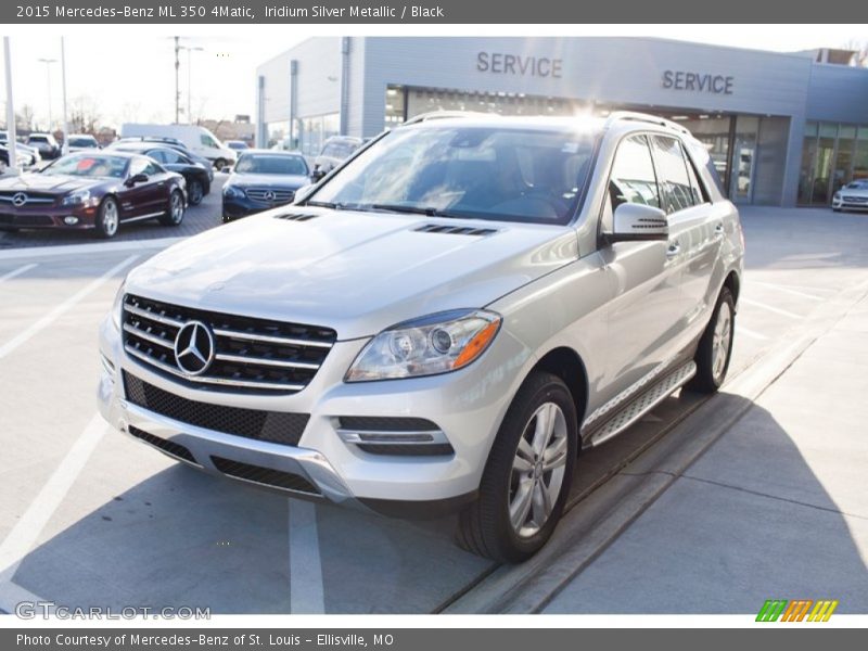 Iridium Silver Metallic / Black 2015 Mercedes-Benz ML 350 4Matic