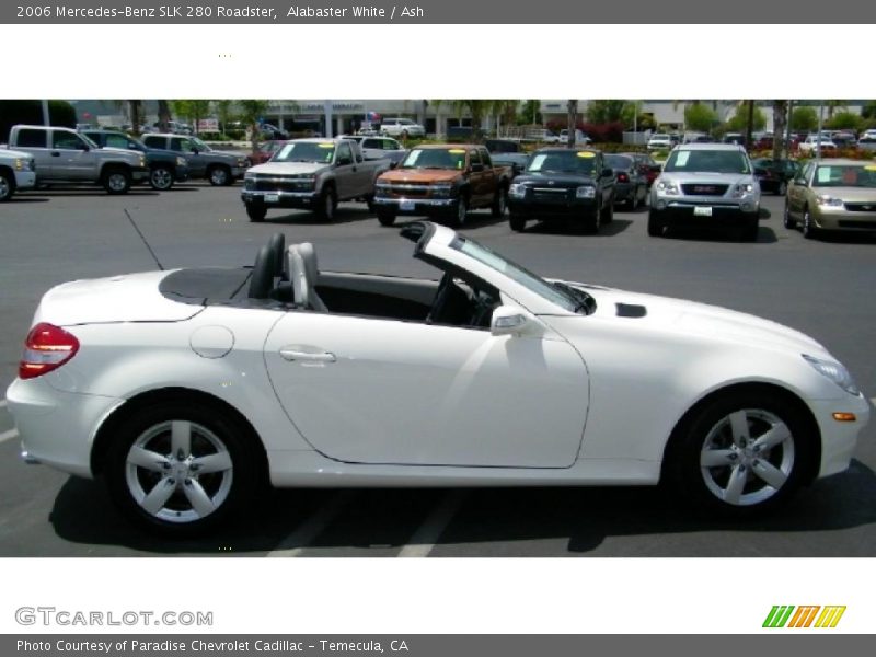 Alabaster White / Ash 2006 Mercedes-Benz SLK 280 Roadster
