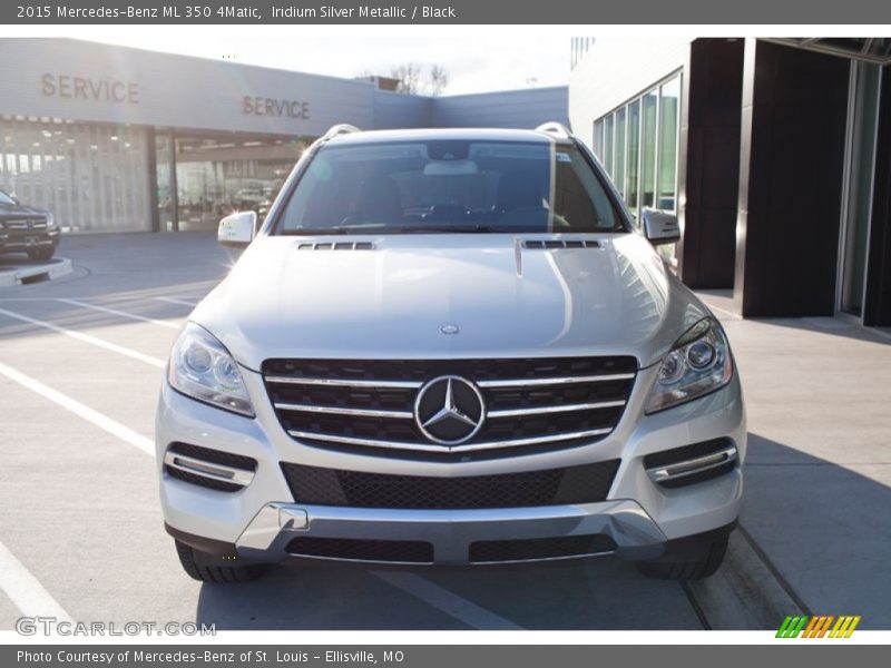Iridium Silver Metallic / Black 2015 Mercedes-Benz ML 350 4Matic