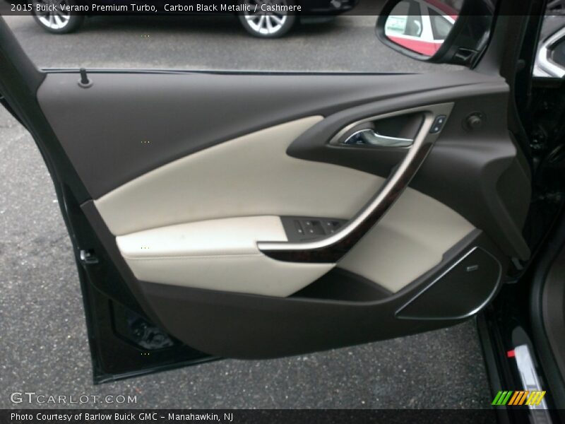 Carbon Black Metallic / Cashmere 2015 Buick Verano Premium Turbo