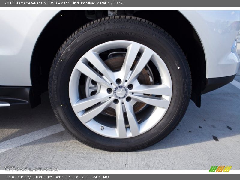 Iridium Silver Metallic / Black 2015 Mercedes-Benz ML 350 4Matic