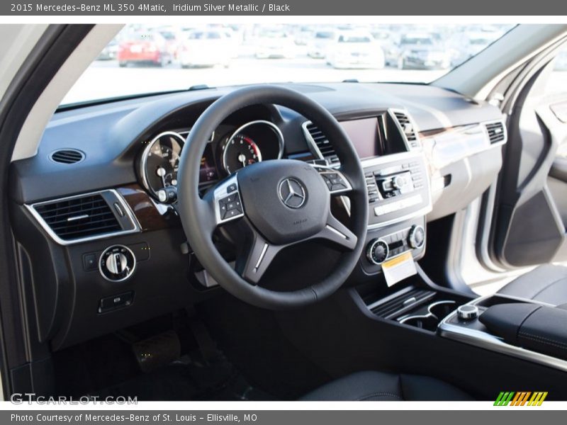 Iridium Silver Metallic / Black 2015 Mercedes-Benz ML 350 4Matic