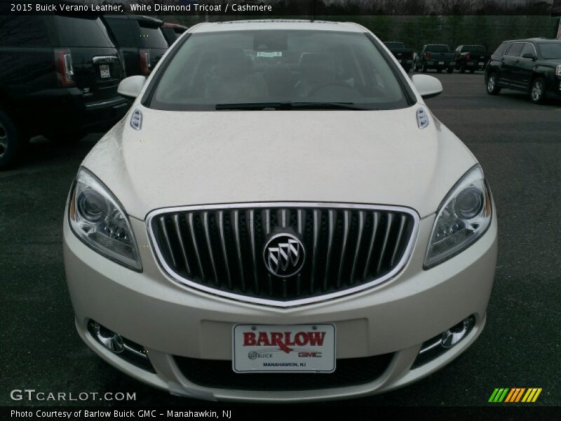 White Diamond Tricoat / Cashmere 2015 Buick Verano Leather