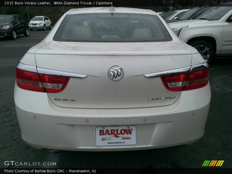 White Diamond Tricoat / Cashmere 2015 Buick Verano Leather