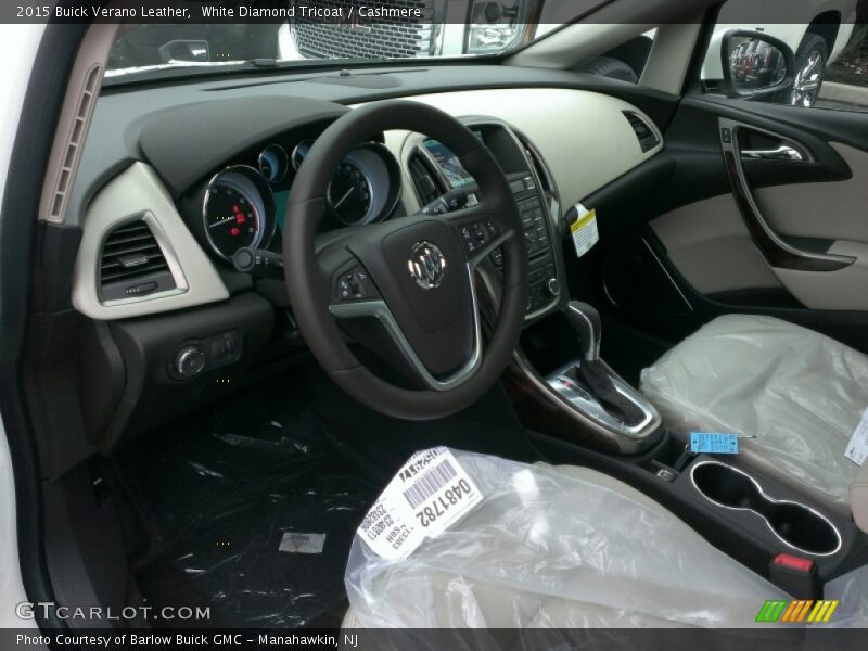 White Diamond Tricoat / Cashmere 2015 Buick Verano Leather