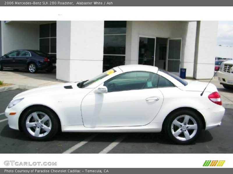 Alabaster White / Ash 2006 Mercedes-Benz SLK 280 Roadster