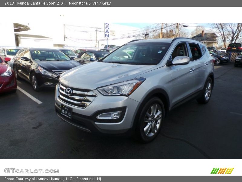 Moonstone Silver / Gray 2013 Hyundai Santa Fe Sport 2.0T