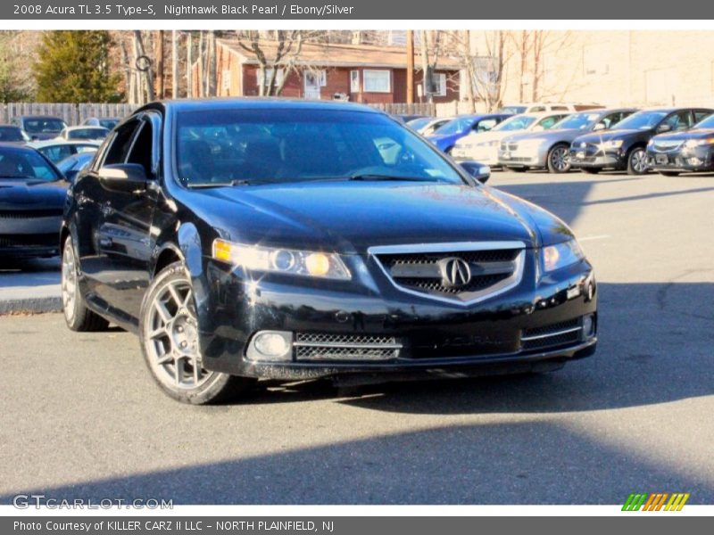 Nighthawk Black Pearl / Ebony/Silver 2008 Acura TL 3.5 Type-S