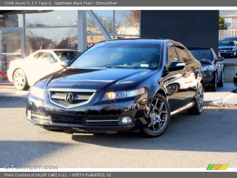 Nighthawk Black Pearl / Ebony/Silver 2008 Acura TL 3.5 Type-S