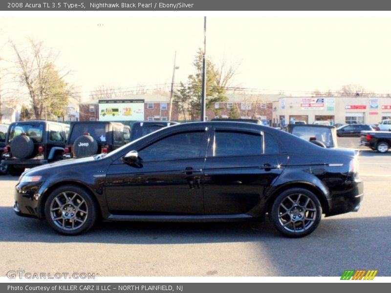 Nighthawk Black Pearl / Ebony/Silver 2008 Acura TL 3.5 Type-S