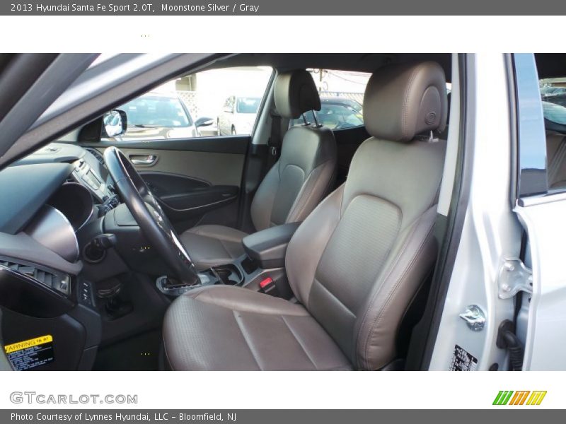 Moonstone Silver / Gray 2013 Hyundai Santa Fe Sport 2.0T