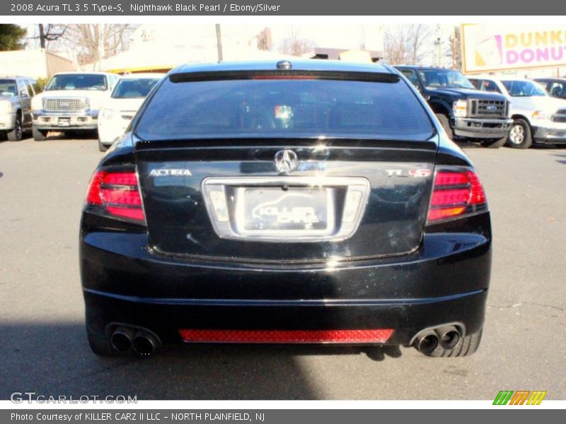 Nighthawk Black Pearl / Ebony/Silver 2008 Acura TL 3.5 Type-S