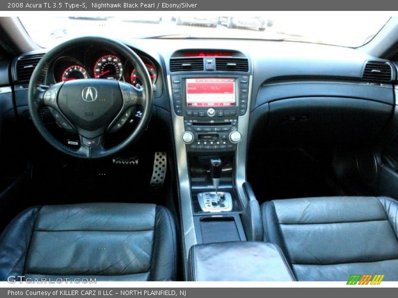 Nighthawk Black Pearl / Ebony/Silver 2008 Acura TL 3.5 Type-S