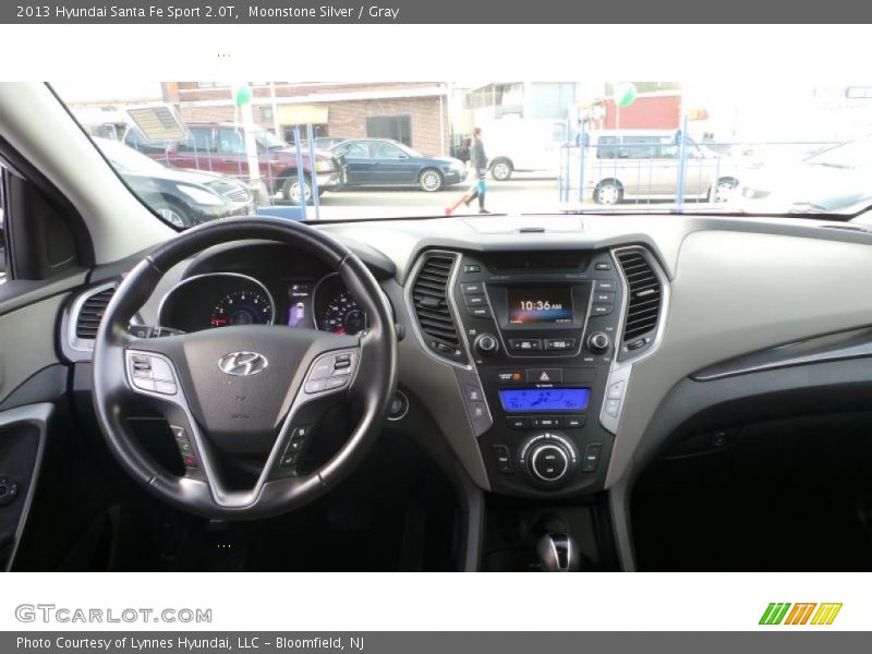 Moonstone Silver / Gray 2013 Hyundai Santa Fe Sport 2.0T