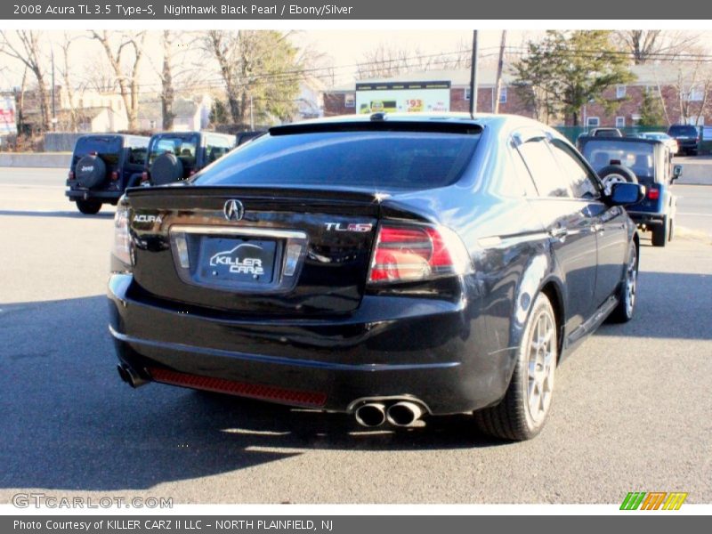 Nighthawk Black Pearl / Ebony/Silver 2008 Acura TL 3.5 Type-S