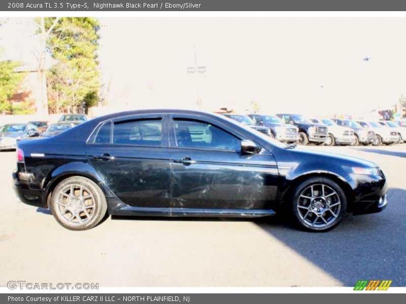Nighthawk Black Pearl / Ebony/Silver 2008 Acura TL 3.5 Type-S