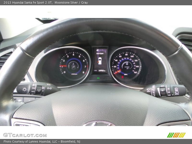 Moonstone Silver / Gray 2013 Hyundai Santa Fe Sport 2.0T