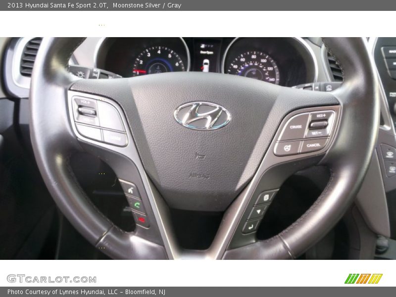 Moonstone Silver / Gray 2013 Hyundai Santa Fe Sport 2.0T