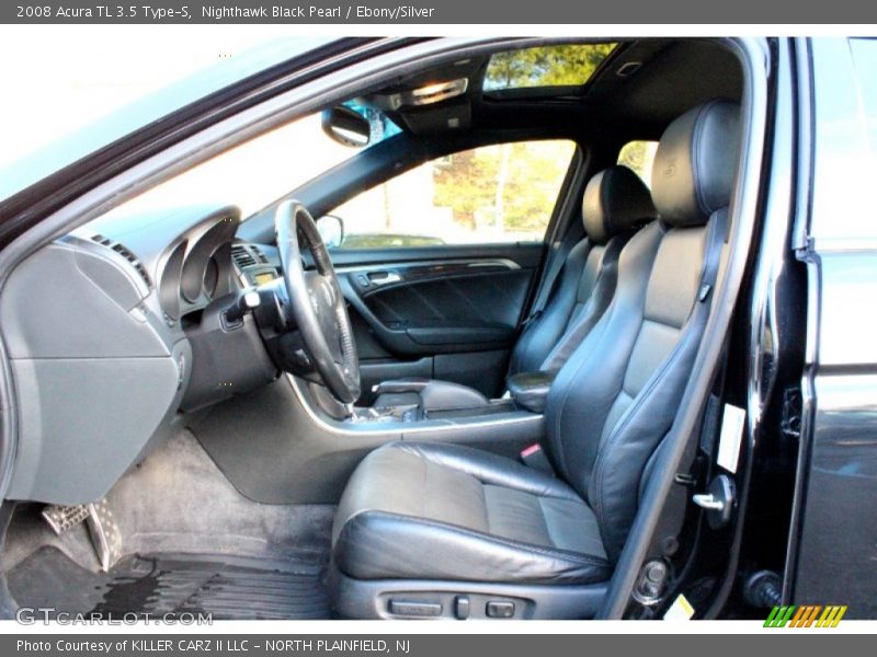 Nighthawk Black Pearl / Ebony/Silver 2008 Acura TL 3.5 Type-S