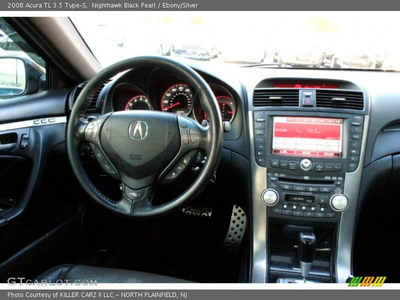 Nighthawk Black Pearl / Ebony/Silver 2008 Acura TL 3.5 Type-S