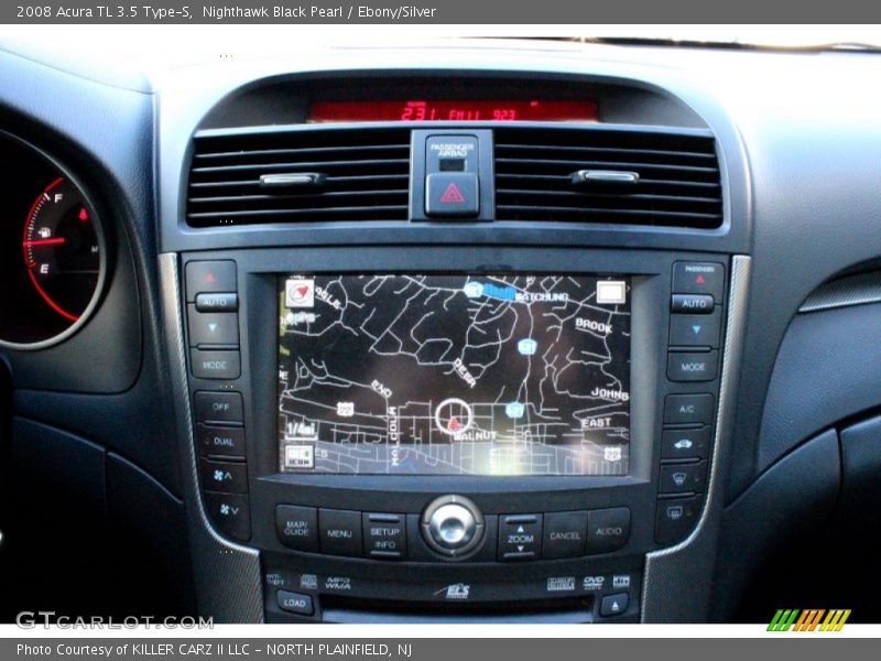 Nighthawk Black Pearl / Ebony/Silver 2008 Acura TL 3.5 Type-S