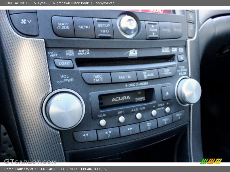 Nighthawk Black Pearl / Ebony/Silver 2008 Acura TL 3.5 Type-S