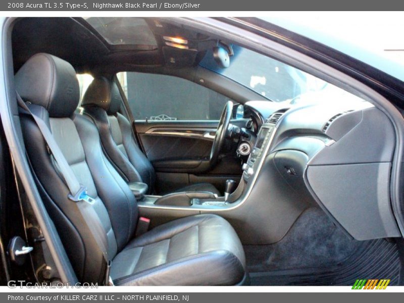Nighthawk Black Pearl / Ebony/Silver 2008 Acura TL 3.5 Type-S