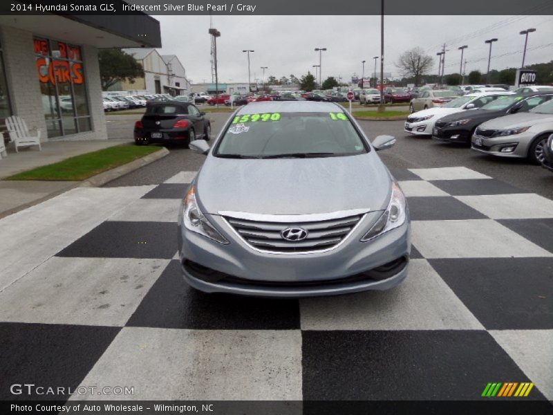 Iridescent Silver Blue Pearl / Gray 2014 Hyundai Sonata GLS