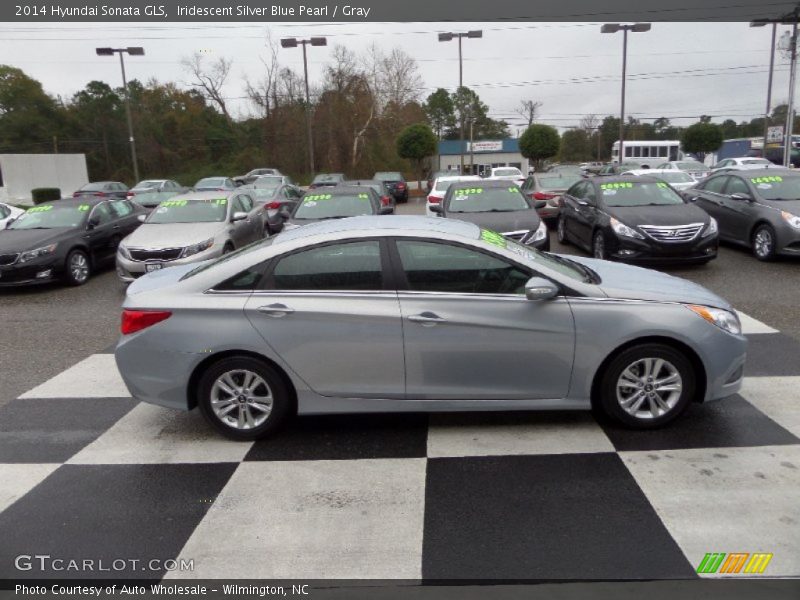Iridescent Silver Blue Pearl / Gray 2014 Hyundai Sonata GLS