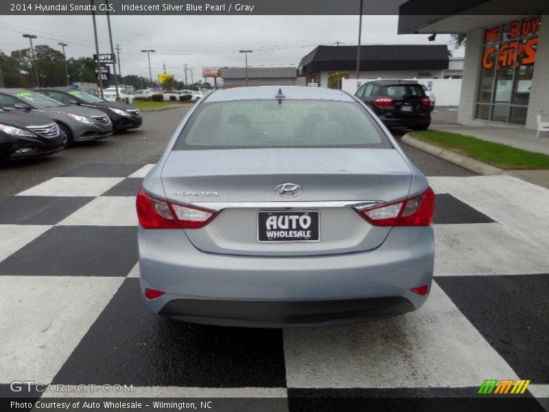 Iridescent Silver Blue Pearl / Gray 2014 Hyundai Sonata GLS