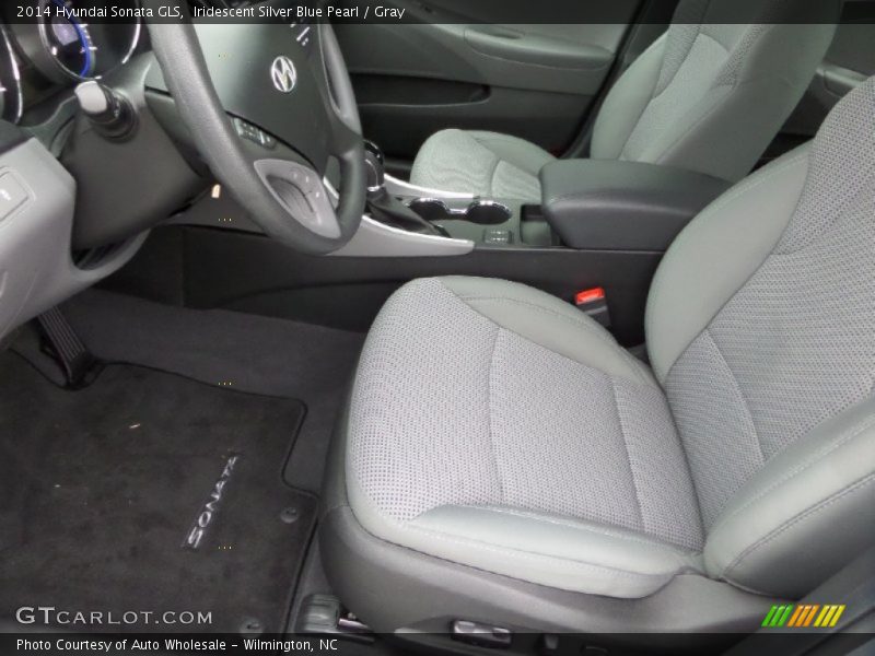Iridescent Silver Blue Pearl / Gray 2014 Hyundai Sonata GLS