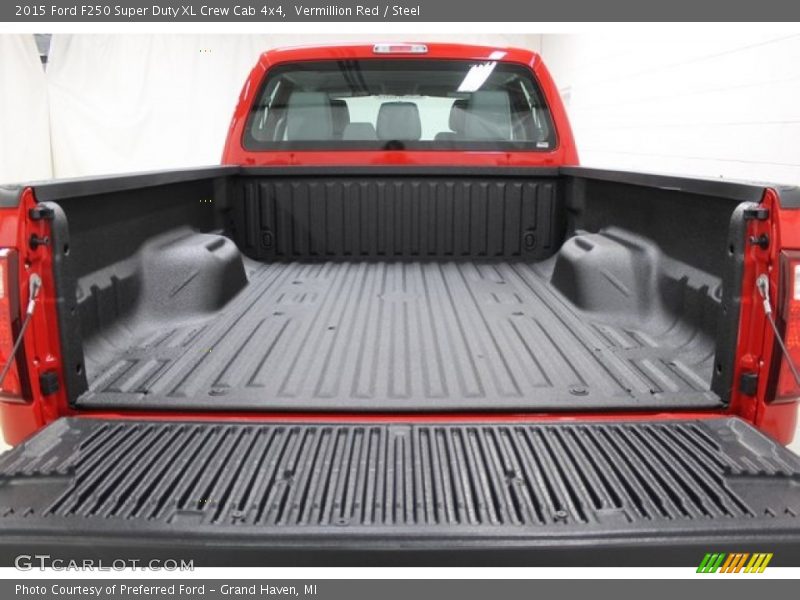 Vermillion Red / Steel 2015 Ford F250 Super Duty XL Crew Cab 4x4
