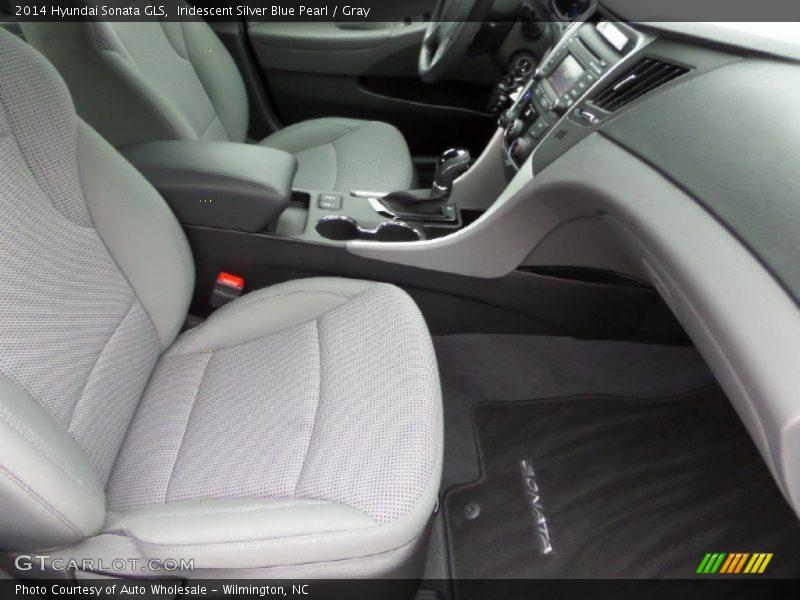 Iridescent Silver Blue Pearl / Gray 2014 Hyundai Sonata GLS