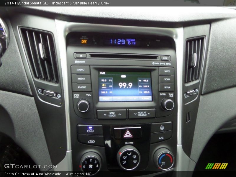Iridescent Silver Blue Pearl / Gray 2014 Hyundai Sonata GLS