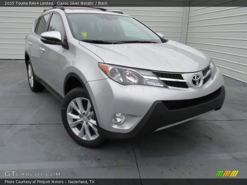 Classic Silver Metallic / Black 2015 Toyota RAV4 Limited