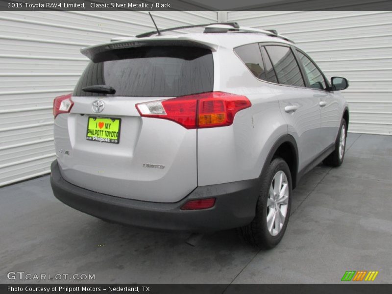 Classic Silver Metallic / Black 2015 Toyota RAV4 Limited