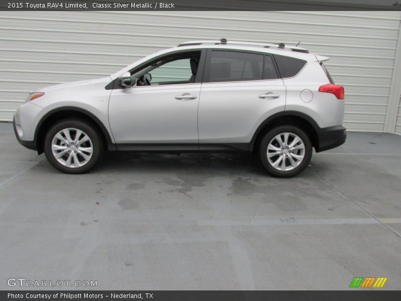 Classic Silver Metallic / Black 2015 Toyota RAV4 Limited