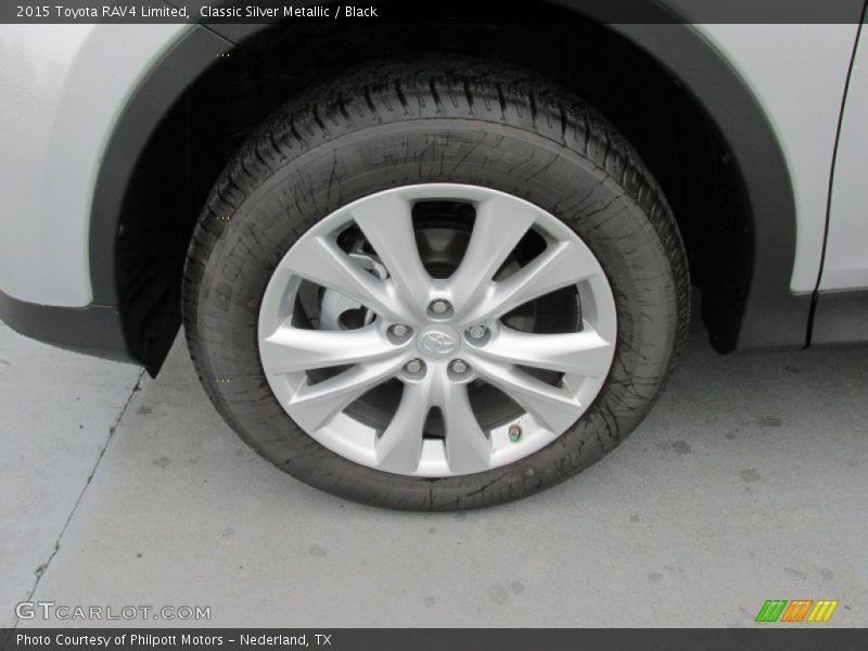 Classic Silver Metallic / Black 2015 Toyota RAV4 Limited