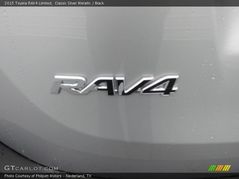 Classic Silver Metallic / Black 2015 Toyota RAV4 Limited