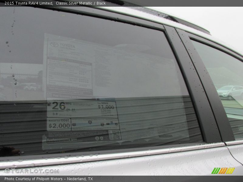Classic Silver Metallic / Black 2015 Toyota RAV4 Limited