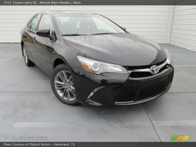 Attitude Black Metallic / Black 2015 Toyota Camry SE