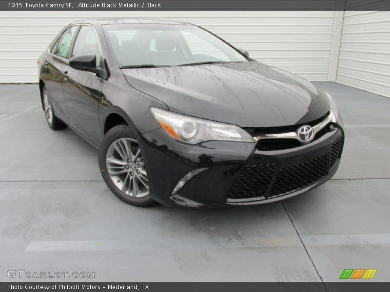 Attitude Black Metallic / Black 2015 Toyota Camry SE