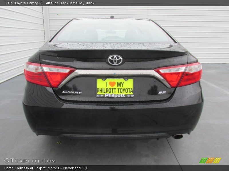 Attitude Black Metallic / Black 2015 Toyota Camry SE